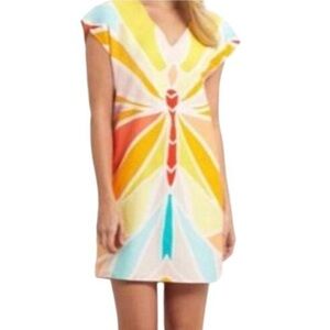 Marie Oliver butterfly shift mini dress